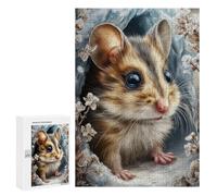 Puzzle Per Adolescenti 300 PCS Cute Mouse in Winter Puzzle Per Adulti Gioco Rompicapo Difficile Difficile Unico Compleanno E Regali 300 PCS