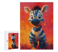 Puzzle Per Adolescenti 300 PCS Cute Zebra Painting Puzzle Giocattolo Decorazione Da Parete Decorazione Per La Casa Regali Unici Di Compleanno E Natale 300 PCS