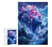 Puzzle Per Adolescenti 300 PCS Dreamy Cloud Woman Puzzle Per Adulti Giochi Rilassanti Gara Di Velocità Manuale Sfida Da Completare 300 PCS