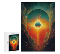 Puzzle Per Adolescenti 300 PCS Eclipse Stairway to Heaven Puzzle Giocattolo Decorazione Da Parete Decorazione Per La Casa Regali Unici Di Compleanno E Natale 300 PCS