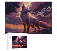 Puzzle Per Adolescenti 300 PCS Electric Fox Nature's Power Unleashed Puzzle Per Adulti Giochi Rilassanti Ma Divertenti E Umoristici Sfida Da Completare 300 PCS