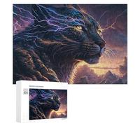 Puzzle Per Adolescenti 300 PCS Electric Tiger Mystic Power Unleashed Puzzle, Gioco Rompicapo, Regalo Di Compleanno, Attività Divertenti Da Fare A Casa, 300 PCS