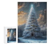 Puzzle Per Adolescenti 300 PCS Enchanted Christmas Tree Puzzle Per Adulti, Gioco Rompicapo, Decorazione Perfetta, Divertimento A Casa, Attività, 300 PCS