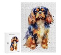 Puzzle Per Adolescenti 300 PCS English Toy Spaniel Puzzle, Gioco Rompicapo, Regalo Di Compleanno, Attività Divertenti Da Fare A Casa, 300 PCS