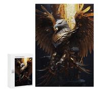 Puzzle Per Adolescenti 300 PCS Fantasy Bald Eagle Magic Puzzle Per Adulti Giochi Rilassanti Assemblaggio Di Modelli Interazione Genitore-figlio 300 PCS