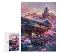 Puzzle Per Adolescenti 300 PCS Fantasy Cloud Cityscape -1 Puzzle Divertenti Da Assemblare, Modelli, Regali Unici Per Compleanno E Natale 300 PCS