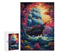 Puzzle Per Adolescenti 300 PCS Fantasy Sailing Adventure Puzzle Divertenti Da Assemblare, Modelli, Regali Unici Per Compleanno E Natale 300 PCS