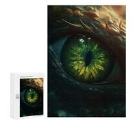 Puzzle per Adolescenti 300 PCS Forest Dragons Gem Eye Puzzle per Adulti Giochi Rilassanti Sfida Difficile Sfida Educativa 300 PCS