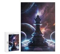 Puzzle Per Adolescenti 300 PCS Galactic Chess King Puzzle Divertenti Da Assemblare, Modelli, Regali Unici Per Compleanno E Natale 300 PCS