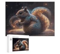 Puzzle Per Adolescenti 300 PCS Galactic Squirrel Cosmic Tail Puzzle Divertenti Da Assemblare, Modelli, Regali Unici Per Compleanno E Natale 300 PCS