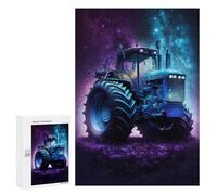 Puzzle Per Adolescenti 300 PCS Galactic Tractor Lights-4 Puzzle Per Adolescenti Analisi E Logica Difficile E Stimolante Ottimo Regalo Per I Giocatori 300 PCS