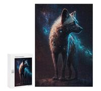 Puzzle Per Adolescenti 300 PCS Galactic Wolf Majesty Puzzle Per Adolescenti Migliora La Memoria Difficile Da Completare Gioco Impegnativo Giocattoli 300 PCS