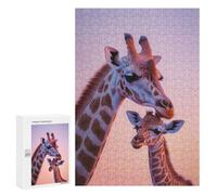 Puzzle Per Adolescenti 300 PCS Giraffe Mother And Calf Puzzle Giocattolo Decorazione Da Parete Decorazione Per La Casa Regali Unici Di Compleanno E Natale 300 PCS