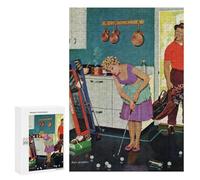 Puzzle per Adolescenti 300 PCS Golf in The Kitchen Puzzle per Adulti Giochi Rilassanti Ma Divertenti E Divertenti 300 PCS