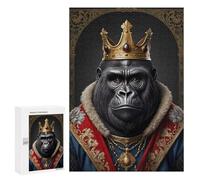 Puzzle Per Adolescenti 300 PCS Gorilla King Puzzle Per Adulti Giochi Rilassanti Sfida Difficile Attività Divertenti A Casa 300 PCS