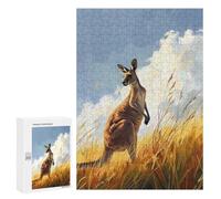 Puzzle Per Adolescenti 300 PCS Graceful Kangaroo Puzzle Per Adulti Giochi Rilassanti Sfida Difficile Attività Divertenti A Casa 300 PCS