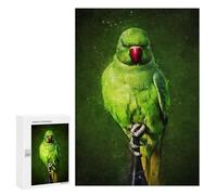 Puzzle Per Adolescenti 300 PCS Green Parrot Puzzle Per Adulti Giochi Rilassanti Sfida Difficile Attività Divertenti A Casa 300 PCS