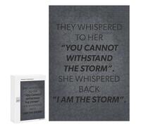 Puzzle Per Adolescenti 300 PCS I AM The Storm Girl Power Puzzle Per Adolescenti Migliora La Memoria Difficile Da Completare Gioco Impegnativo Giocattoli 300 PCS