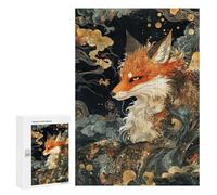 Puzzle Per Adolescenti 300 PCS Japanese Kitsunes Gaze Puzzle Per Adolescenti Analisi E Logica Difficile E Stimolante Ottimo Regalo Per I Giocatori 300 PCS