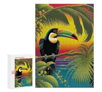 Puzzle Per Adolescenti 300 PCS Keel Billed Toucan Puzzle Per Adolescenti Giochi Rilassanti Assemblaggio Di Modelli Regali Unici Per Compleanno E Natale 300 PCS