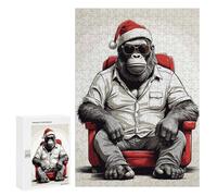 Puzzle Per Adolescenti 300 PCS King Kong Christmas Puzzle Divertenti Da Assemblare, Modelli, Regali Unici Per Compleanno E Natale 300 PCS