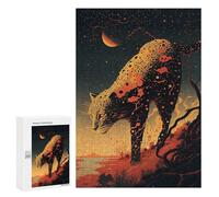 Puzzle Per Adolescenti 300 PCS Leopard Cheetah Jaguars Puzzle Per Adulti Giochi Rilassanti Sfida Difficile Attività Divertenti A Casa 300 PCS