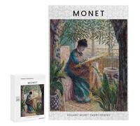 Puzzle Per Adolescenti 300 PCS Madam Monet Embroidering Puzzle Per Adulti Giochi Rilassanti Gara Di Velocità Manuale Sfida Da Completare 300 PCS