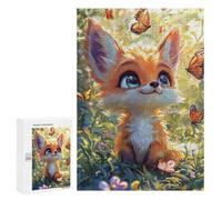 Puzzle Per Adolescenti 300 PCS Magical Fox Garden Puzzle Per Adolescenti Migliora La Memoria Difficile Da Completare Gioco Impegnativo Giocattoli 300 PCS