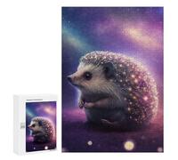 Puzzle Per Adolescenti 300 PCS Magical Sparkling Hedgehog Puzzle Per Adulti Giochi Rilassanti Per Divertimento in Famiglia Regali Di Natale E Compleanno 300 PCS
