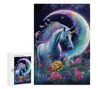 Puzzle Per Adolescenti 300 PCS Magical Unicorn Garden Puzzle Per Adulti Giochi Rilassanti Decorazione Da Parete Ottimo Regalo Per I Giocatori 300 PCS