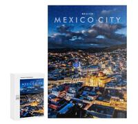 Puzzle Per Adolescenti 300 PCS Mexico City Lights Puzzle Per Adulti Gioco Rompicapo Difficile Difficile Unico Compleanno E Regali 300 PCS