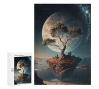 Puzzle Per Adolescenti 300 PCS Moonlit Floating Island Puzzle Giocattolo Decorazione Da Parete Decorazione Per La Casa Regali Unici Di Compleanno E Natale 300 PCS