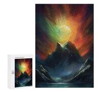 Puzzle Per Adolescenti 300 PCS Mountain Majesty Sunset Puzzle Per Adolescenti Sfida Difficile Allena La Tua Mente E Le Tue Mani Rompicapo Giochi Per Famiglie 300 PCS