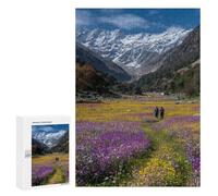 Puzzle Per Adolescenti 300 PCS Mountain Valley Flowers Hike -1 Puzzle Per Adulti Assemblaggio Di Modelli Attività Divertenti A Casa Giochi Stimolanti Giocattoli 300 PCS
