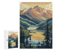 Puzzle Per Adolescenti 300 PCS Olympic National Park Puzzle Per Adulti Gioco Rompicapo Assemblaggio Di Modelli Interazione Genitore-figlio 300 PCS