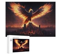 Puzzle Per Adolescenti 300 PCS Phoenix Rising A Fiery Awakening -1 Puzzle, Gioco Rompicapo, Regalo Di Compleanno, Attività Divertenti Da Fare A Casa, 300 PCS