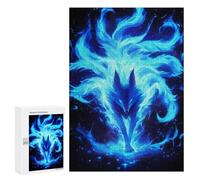 Puzzle Per Adolescenti 300 PCS Power Kitsune Fox Puzzles Per Adulti Giochi Rilassanti Corsa Velocità A Mano Sfido Da Risolvere 300 Pezzi