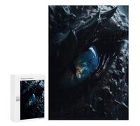 Puzzle per Adolescenti 300 PCS Predator Dragons Blue Eye Puzzle per Adulti Giochi Rilassanti Decorazione Perfetta Regali Di Compleanno E Unici 300 PCS