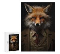 Puzzle Per Adolescenti 300 PCS Professor Einstein Fox Puzzle Per Adulti Giocattolo Decorazione Da Parete Vacanza A Casa Passatempo Riduzione Dello Stress Regali 300 PCS