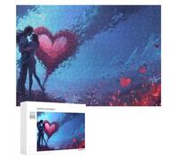 Puzzle Per Adolescenti 300 PCS Romantic Fantasy Heart Scene Puzzle, Gioco Rompicapo, Regalo Di Compleanno, Attività Divertenti Da Fare A Casa, 300 PCS