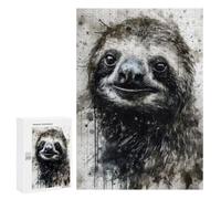 Puzzle Per Adolescenti 300 PCS Sloth Slow And Steady Puzzle Per Adulti Gioco Rompicapo Difficile Difficile Unico Compleanno E Regali 300 PCS
