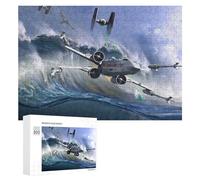 Puzzle Per Adolescenti 300 PCS Space Battle Amidst Oceanic Chaos Puzzle, Gioco Rompicapo, Regalo Di Compleanno, Attività Divertenti Da Fare A Casa, 300 PCS