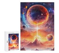 Puzzle Per Adolescenti 300 PCS Space Magic Puzzle Per Adulti Gioco Rompicapo Difficile Difficile Unico Compleanno E Regali 300 PCS