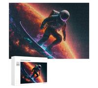 Puzzle Per Adolescenti 300 PCS Space Surfing Adventure -14 Puzzle Divertenti Da Assemblare, Modelli, Regali Unici Per Compleanno E Natale 300 PCS