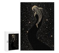 Puzzle Per Adolescenti 300 PCS Star Eater Dark GOLD Puzzle Per Adolescenti Giochi Rilassanti Assemblaggio Di Modelli Regali Unici Per Compleanno E Natale 300 PCS