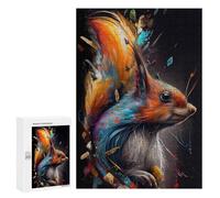 Puzzle Per Adolescenti 300 PCS The Nimble Squirrel Puzzle Per Adulti Giochi Rilassanti Assemblaggio Di Modelli Interazione Genitore-figlio 300 PCS