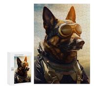Puzzle Per Adolescenti 300 PCS War Dog Puzzle Divertenti Da Assemblare, Modelli, Regali Unici Per Compleanno E Natale 300 PCS