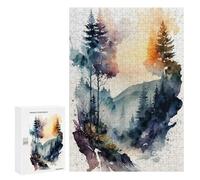 Puzzle Per Adolescenti 300 PCS Watercolor Nature 1 Puzzle Per Adolescenti Giochi Rilassanti Assemblaggio Di Modelli Regali Unici Per Compleanno E Natale 300 PCS