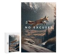 Puzzle Per Adolescenti 300 PCS Wild Ambition No Excuses Puzzle Per Adulti Giocattolo Decorazione Da Parete Vacanza A Casa Passatempo Riduzione Dello Stress Regali 300 PCS