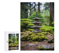 Puzzle Per Adolescenti 300 PCS Zen Japanese Temple Pagoda Puzzle Per Adulti Gioco Rompicapo Difficile Difficile Unico Compleanno E Regali 300 PCS